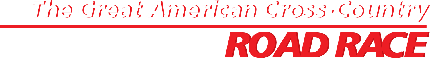 The Great American Cross-Country Road Race logo for Commodore 64